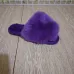 Жіночі пухнасті кімнатні капці фіолетові. Яскраві хутряні тапочки для дому. Розміри 36-41
