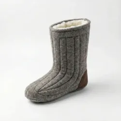 Валенки домашні (чуні) стьобані на хутрі, без галош (38-45) 45