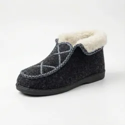 Жіночі домашні бурки-чуні (бабуші) повстяні на хутрі, з візерунком (36-41) 39