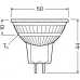 Світлодіодна лампа OSRAM MR16 GU5.3 Advantage тепле біле світло 2700K 3,8 Вт матове скло комплект 5 шт
