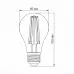 LED лампа VIDEX Filament A60F 10W E27 4100K VL-A60F-10274