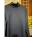 Чоловічий гольф-водолазка теплий, темно-сірий (52-56). Базовий светр під горло