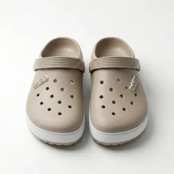 Жіночі сабо крокси Dago Style з піни ЕВА. Гумові пляжні капці (розміри 37-41) Бежеві 40