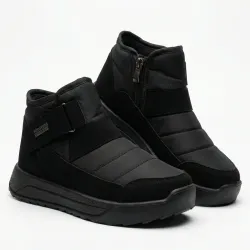 Чоловічі зимові черевики-комфорт Progress на липучці. М'які бурки на широку ногу (41-45 р) 45