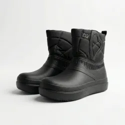 Женские зимние ботинки-бурки Dago на липучке. Теплые короткие дутики на меху (37-41 р) 39