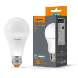 LED лампа VIDEX A65e 15W E27 4100K VL-A65e-15274