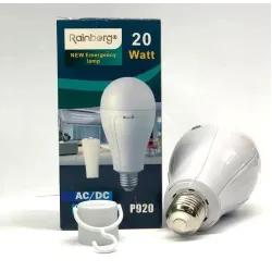 Аварійна лампочка Rainberg P920 цоколь E27 на акумуляторі кемпінговий LED ліхтар підвісний для блекауту