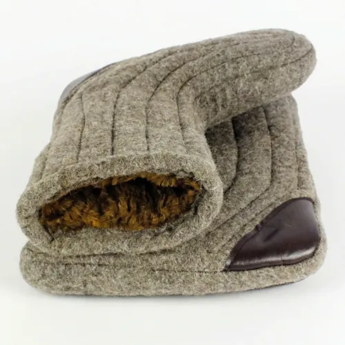 Бурки шинольні натуральні (100% вовна) зимові робочі. Теплі рукавиці на хутрі до -30 °C 42