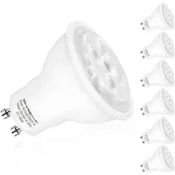 Світлодіодні лампи MR16 GU10, SHINE HAI 5 Вт GU10 LED, еквівалент галогенних ламп 50 Вт, світлодіодні енергозберігаючі лампи Cool