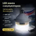 Світлодіодна LED лампа аварійна лампочка 20W з акумулятором та USB-зарядкою цоколь E27 автономна до 8 годин для дому білий