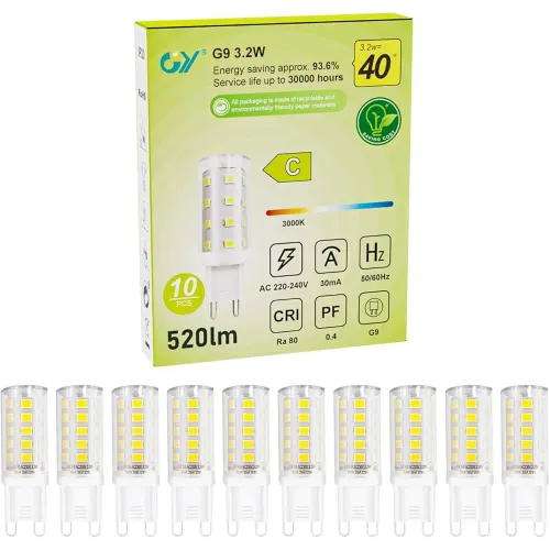 LED Лампа Іскра JC 3W 4000K G4 12 V | Нейтральний білий світ | Для точкових і декоративних світильників