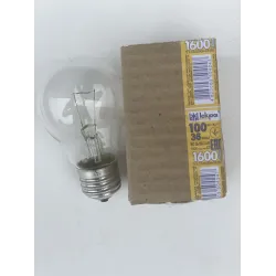 Лампа розжарювання МО 36-100 36 В 100 Вт E27 Іскра. Низьковольтна для промислових верстатів і цехів