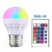 Кольорова світлодіодна лампа 3 Вт RGB G45 E27 з пультом LM736