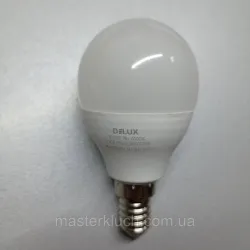 Світлодіодна лампа куля Е14 7W DELUX