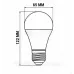 Світлодіодна Лампа BIOM A60 15W цоколь E27 45000К нейтральний білий