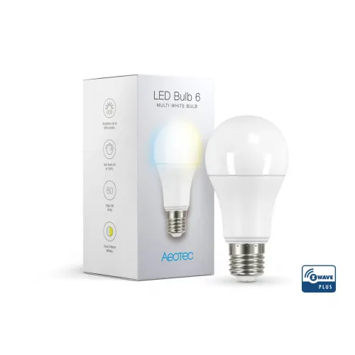 Світлодіодна лампа AEOTEC LED Bulb 6 Multi-White (E27) AEOEZWA001