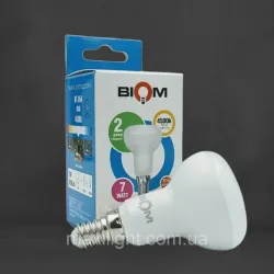 Світлодіодна Лампа рефлекторна BIOM R50 7W цоколь E14 4500 нейтральний білий