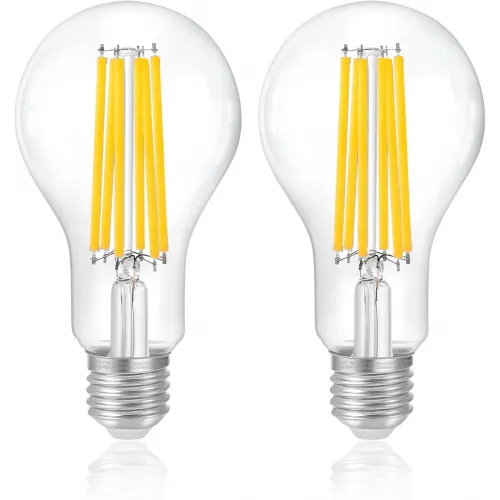 Світлодіодна лампа ІСКРА LED Filament A55 4W 3000K E27 (frosted, матована), філамент