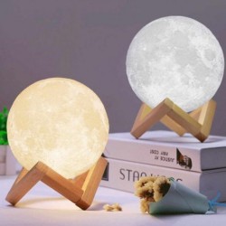 Ночник светящаяся луна Moon Lamp 13 см, Ночник для ребенка на ночь, Ночник для хорошего сна ребенка