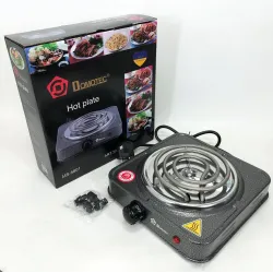 Электроплита спиральная плита настольная Domotec MS-5801 1000 Вт, Переносная компактная электроплита