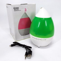 Колонка увлажнитель с диодной подсветкой JT-315, Увлажнитель воздуха для младенца. Цвет: зеленый