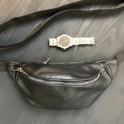 Бананка кожаная. Сумка на пояс из кожи, Универсальная сумка нагрудная, Практичная сумка на пояс